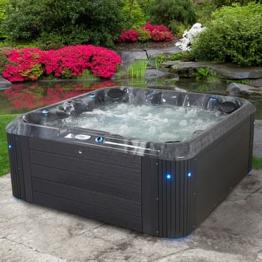 Everlast Spas Indulgence 7-Person 100-Jet Acrylic Spa, Choose Seating