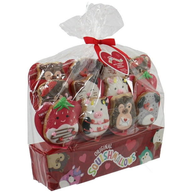 Squishmallows Valentines Day Cookie Bouquet, 12 ct. - Samsclub.com