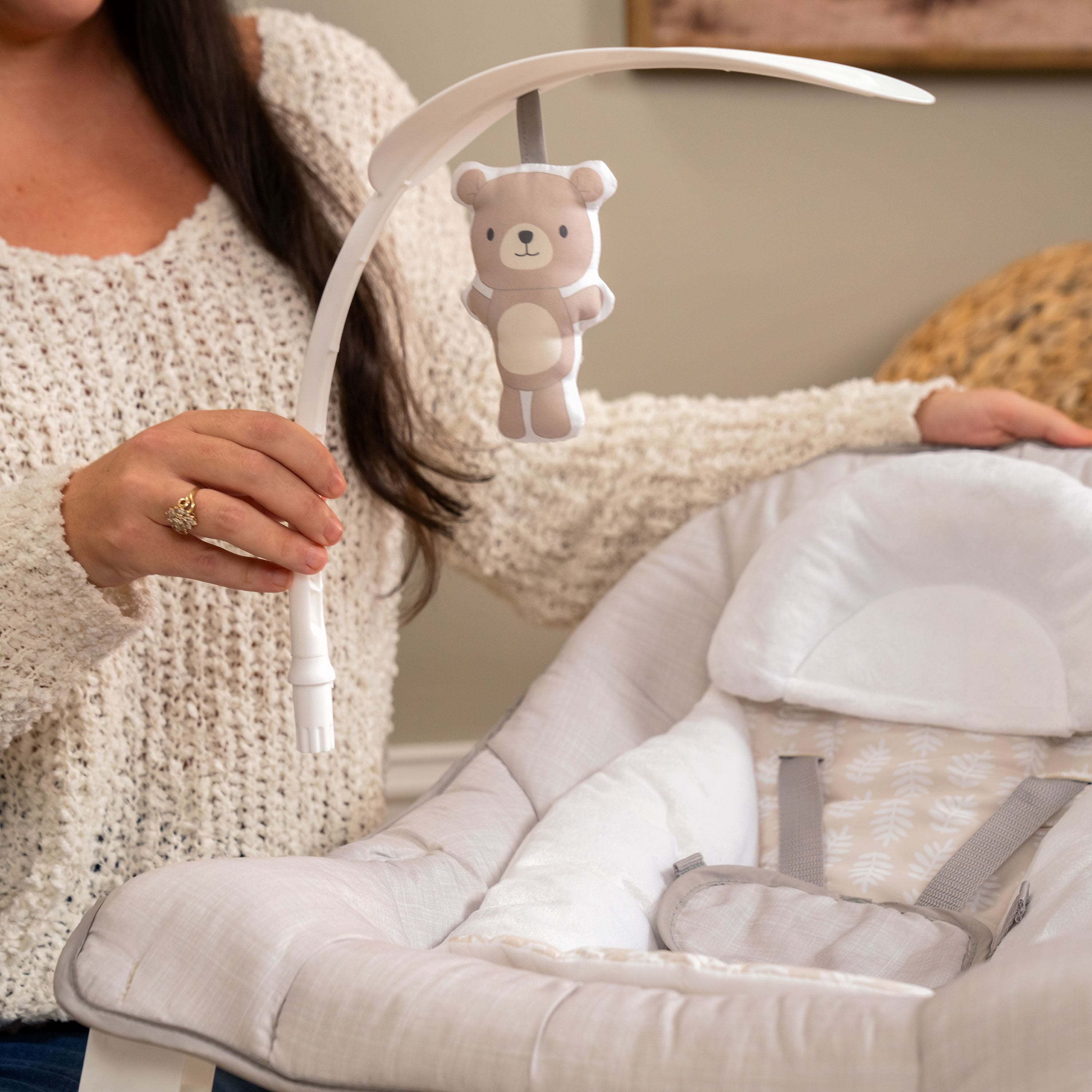 Ingenuity Keep Cozy 3-in-1 Grow with Me Bounce & Rock Seat