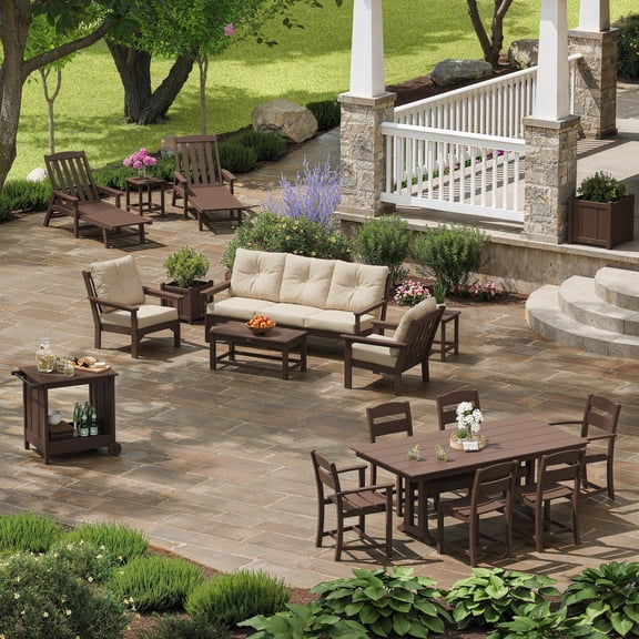 POLYWOOD Gulf Shores Patio Collection, 18pc