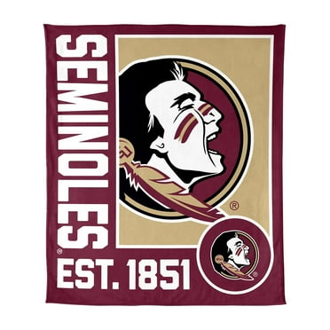 Logo Brands Florida State Seminoles 60"x70" Super Plush Blanket