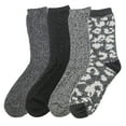 thumbnail image 2 of Cuddl Duds Women's 4-Pack Super Soft Boot Sock, 2 of 4