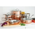 thumbnail image 2 of Viking 13-Piece Tri-Ply Copper Cookware Set, 2 of 17
