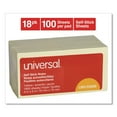 thumbnail image 2 of Universal Self-Stick Note Pads, 3 x 3, Yellow, 100-Sheet, 18/Pack, 2 of 5
