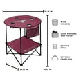 thumbnail image 3 of Logo Brands HBCU Tailgate Table with Shelf, Assorted Teams, 3 of 5