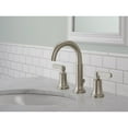 thumbnail image 2 of Delta Alux Two Handle Widespread Spotshield Brushed Nickel Faucet, 2 of 4