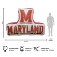 thumbnail image 4 of Logo Brands Maryland Terrapins Pre-Lit 7’x10’ Team Inflatable, 4 of 6