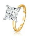 thumbnail image 2 of Lab Created Princess Cut Solitaire Diamond Ring, 2 of 7