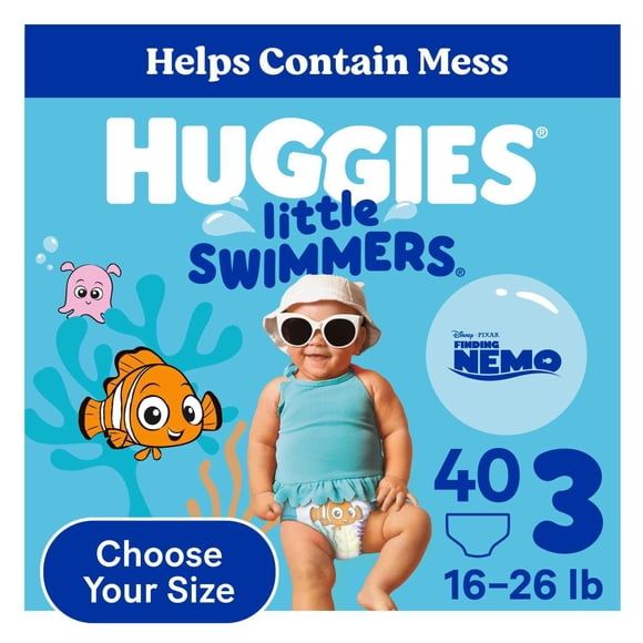 Huggies Little Swimmers Swim Diapers, Sizes 3-6