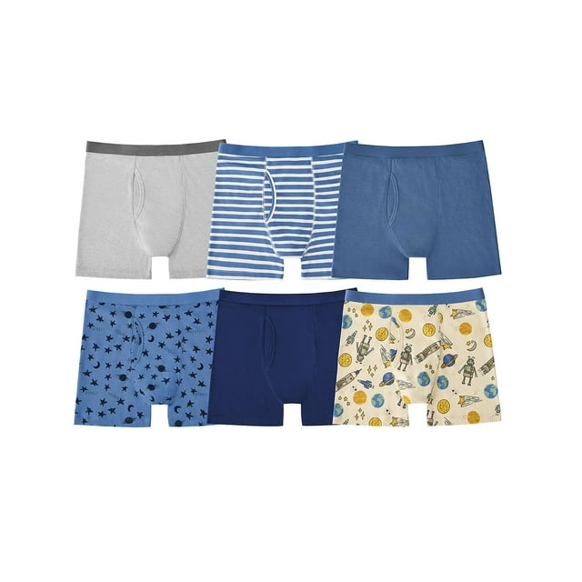 Member's Mark Boys 6-Pack Organic Cotton Boxer Brief