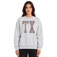 thumbnail image 1 of State of Mine Women's Camo Letters State Sweatshirt, 1 of 6