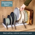 thumbnail image 2 of YouCopia Expandable Cookware Rack with 10 Adjustable Steel Dividers, 12"-22", 2 of 8
