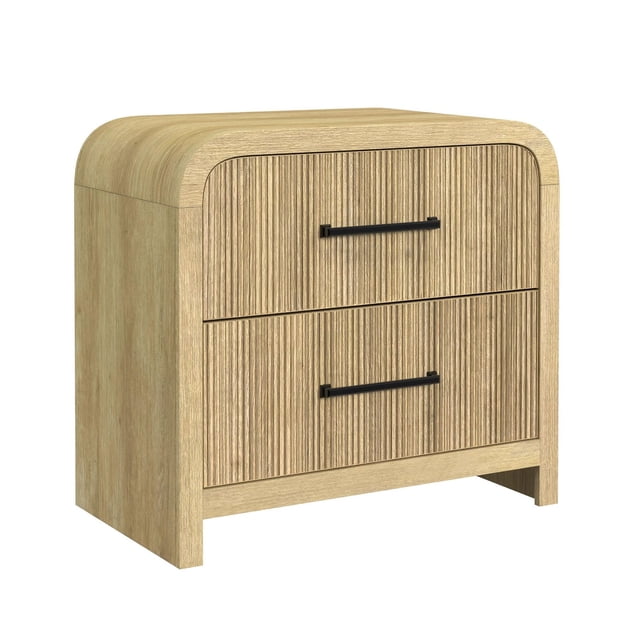 Society Den Woodridge 2-Drawer Nightstand with USB