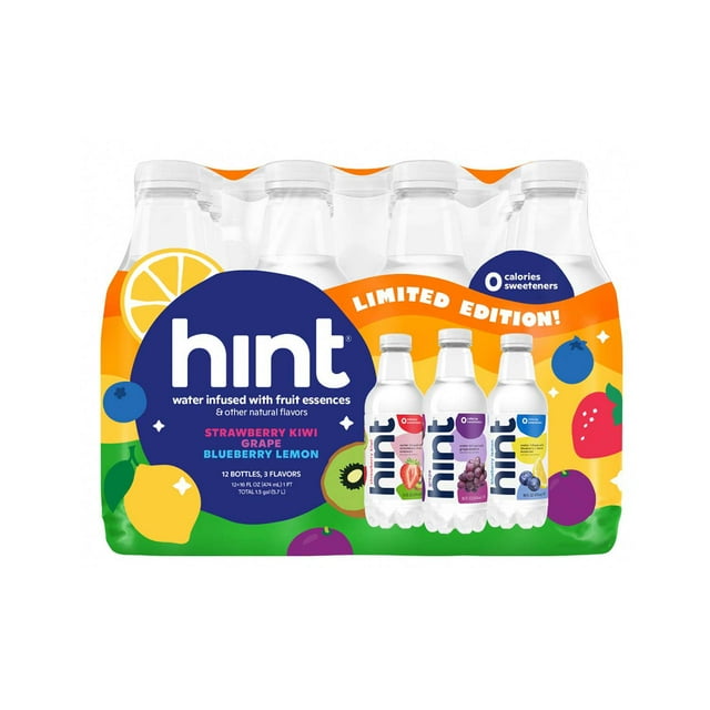 Hint Flavored Water Summer Variety Pack 16 fl. oz., 12 pk.