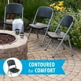 thumbnail image 6 of Lifetime Commercial Grade Contoured Folding Chair, Assorted Colors 4 Pack, 6 of 12