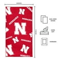thumbnail image 3 of Logo Brands Nebraska Cornhuskers 38"x72" Beach Towel, 3 of 6