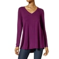 thumbnail image 1 of Hue Women's Long Sleeve Tunic T-Shirt, 1 of 6