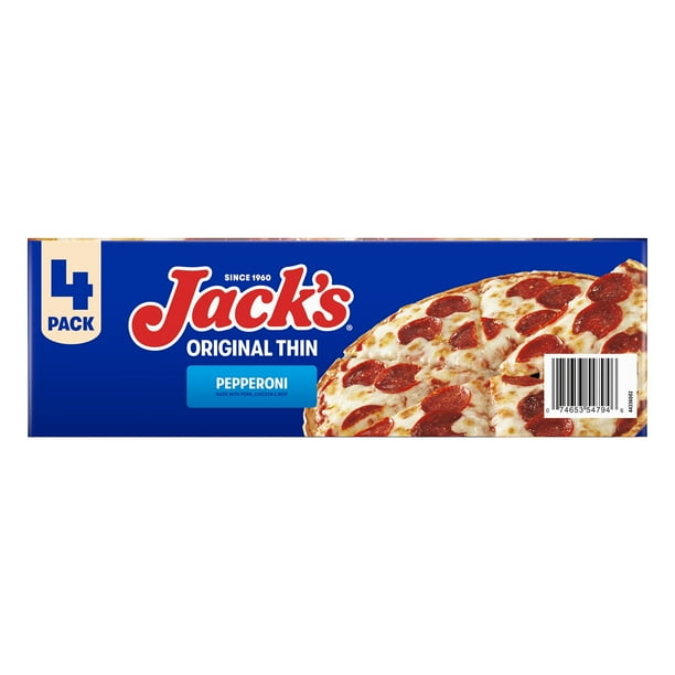 Jack's Original Thin Pepperoni Frozen Pizza 4 pk. - Samsclub.com