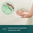 thumbnail image 3 of Zinus Night Therapy 3” Green Tea Mattress Topper with TENCEL Blend Cover, Assorted Sizes, 3 of 9