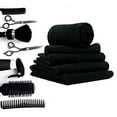 thumbnail image 2 of Hometex 100% Cotton Lightweight Hand Towels 12-pk. 16" x 27", Black, 2 of 4