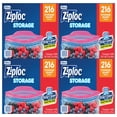 thumbnail image 2 of Ziploc Storage Quart Bags with New Stay Open Design, 216 ct., 2 of 7