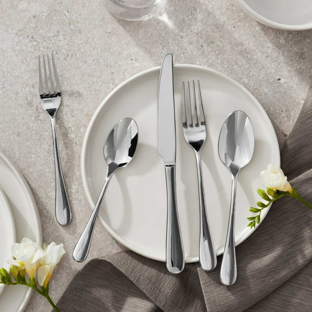 Member's Mark Premium 18/10 Stainless Steel Mirror Finish 20-Piece