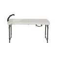 thumbnail image 1 of Lifetime 4-Foot Light Fold-In-Half Fillet Commercial Table, Almond, 1 of 14