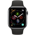 thumbnail image 2 of Apple Watch Series 4 GPS + Cellular 44MM Black Stainless Steel Case with Black Sport Band, 2 of 2