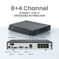 thumbnail image 4 of Reolink 4K 8MP Dome Cameras with 8-Channel 2TB NVR Security System, 4pk., 4 of 12