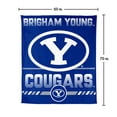 thumbnail image 7 of Logo Brands BYU Cougars 60"x70" Super Plush Blanket, 7 of 7