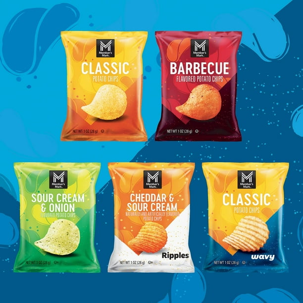 Member's Mark Variety Pack Potato Chips, 42