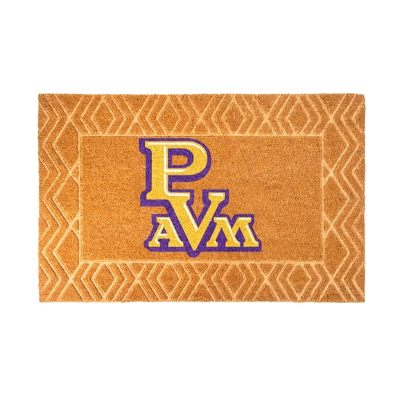 Logo Brands Prairie View A&M Panthers Coir Outdoor Mat