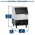 thumbnail image 2 of MAXX ICE 260 lbs. Full Dice Cubes Self-Contained Ice Machine, 2 of 10