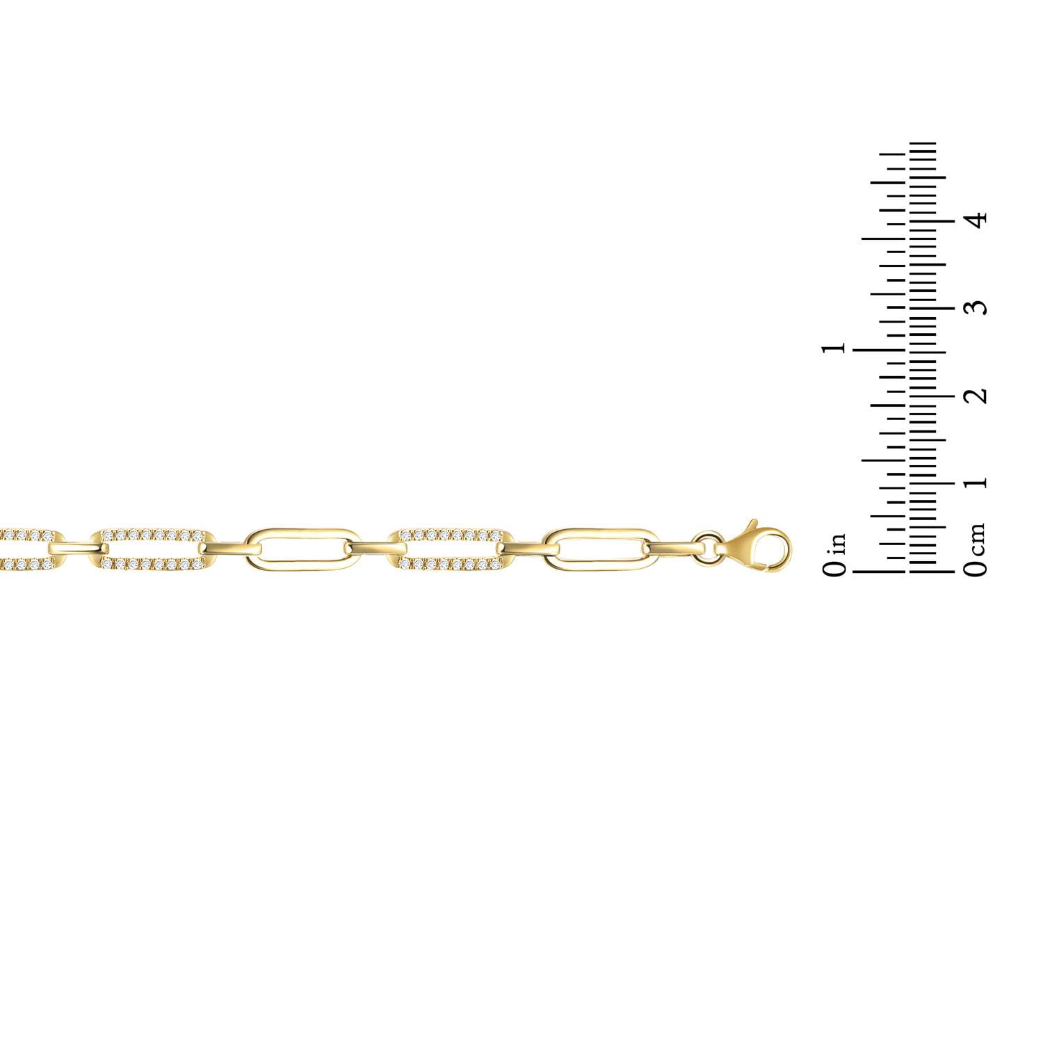 0.45 CT. T.W. Diamond Fashion Bracelet in 14K Yellow Gold