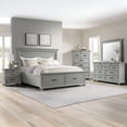 thumbnail image 1 of Society Den Brooks 9-Drawer Poplar Wood Dresser & Mirror, 1 of 12