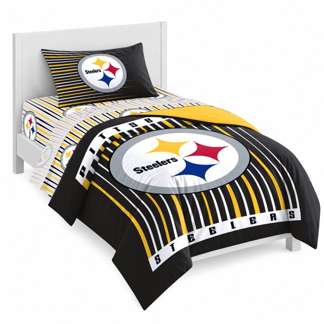 Logo Brands Pittsburgh Steelers Bed-In-A-Bag Set