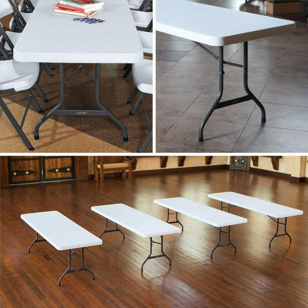 Lifetime 8' Commercial-Grade Folding Table Pack
