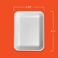 thumbnail image 2 of Hefty Supreme Foam Charola Trays, 6.5" x 8.625" 200 ct., 2 of 6