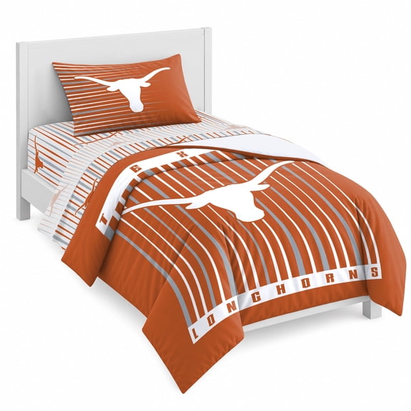 Logo Brands Texas Longhorns Bed-In-A-Bag Set