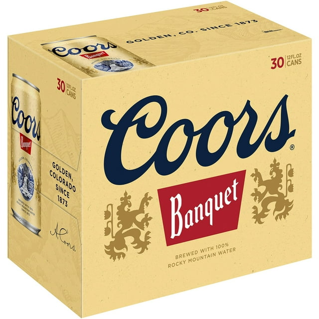 Coors Banquet Lager Beer, 12 fl. oz. can, 30 pk.