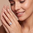 thumbnail image 8 of Lab Created Diamond 3.60 CT.T.W. Oval Cut Bridal Set, 8 of 8