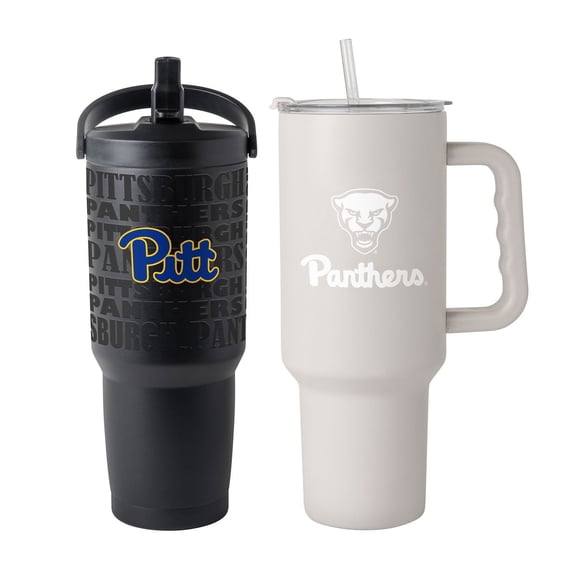 Logo Brands Pittsburgh Panthers Stainless Steel Tumbler Set