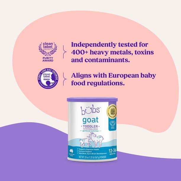 Bubs Goat Milk Toddler Nutritional Drink, 20 oz., 3 pk. - Samsclub.com