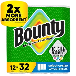 Bounty Select-A-Size 2-Ply Paper Towels, 12 Rolls, 110 sheets/roll
