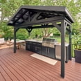 thumbnail image 1 of Range Covered Linear Outdoor Kitchen w/ Grill & Refrigerator, 1 of 21