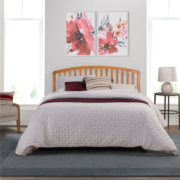 HH2 Home Carolina Wood Headboard with Metal Bed Frame
