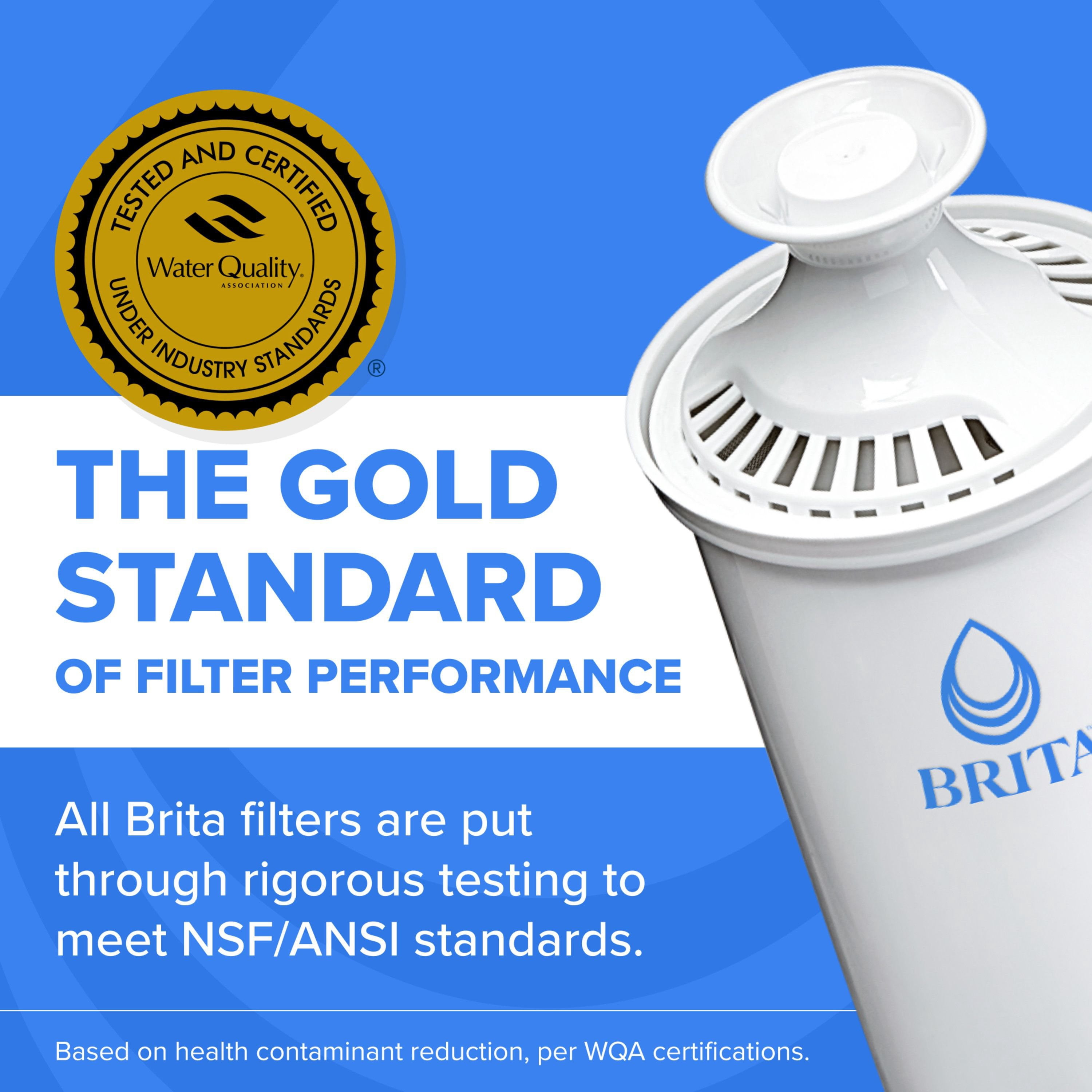 Brita Champlain 10 Cup Water Pitcher, 2 Filters