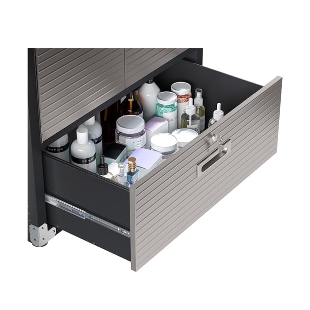 Seville Classics UltraHD Storage Cabinet with Bottom Drawer, 36” W