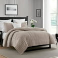 thumbnail image 1 of Swift Home Oversized Crinkle Enzyme Wash Quilted Coverlet, Assorted Sizes, 1 of 6