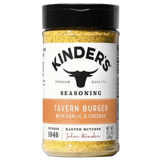 Kinder's Tavern Garlic & Cheddar Burger Seasoning, 10.2 oz.